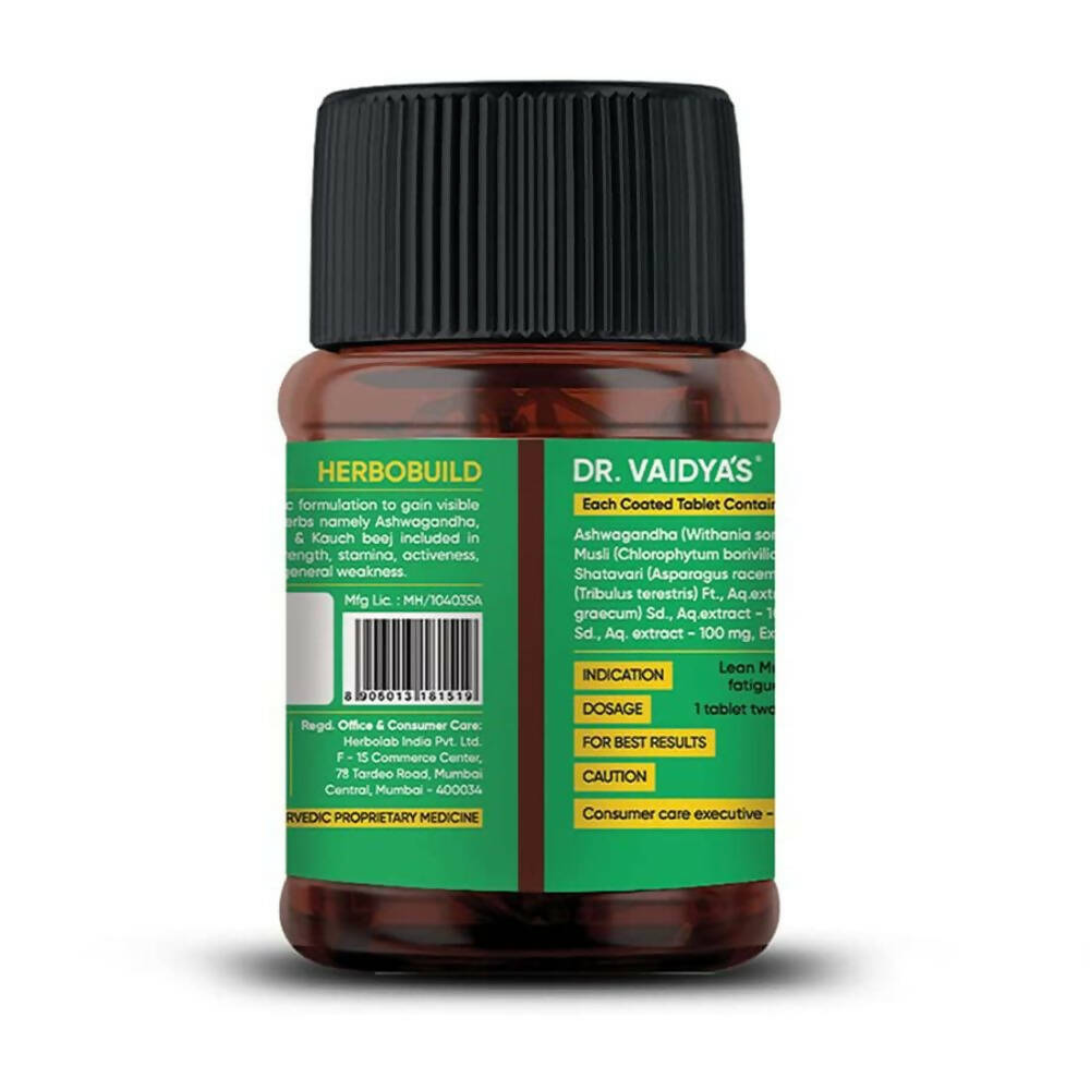 Dr. Vaidya's Herbobuild Capsules - Distacart
