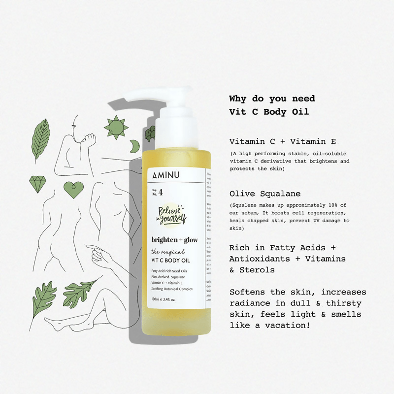 Aminu Melting Aminu Vit C Body Oil for Brightening & Hydrating