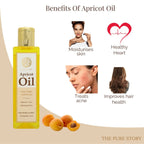 The Pure Story Natural Cold Pressed Apricot Hair Oil - Distacart
