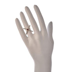 Gold-Polished Alloy Traditional Red Green Ring - The Pari