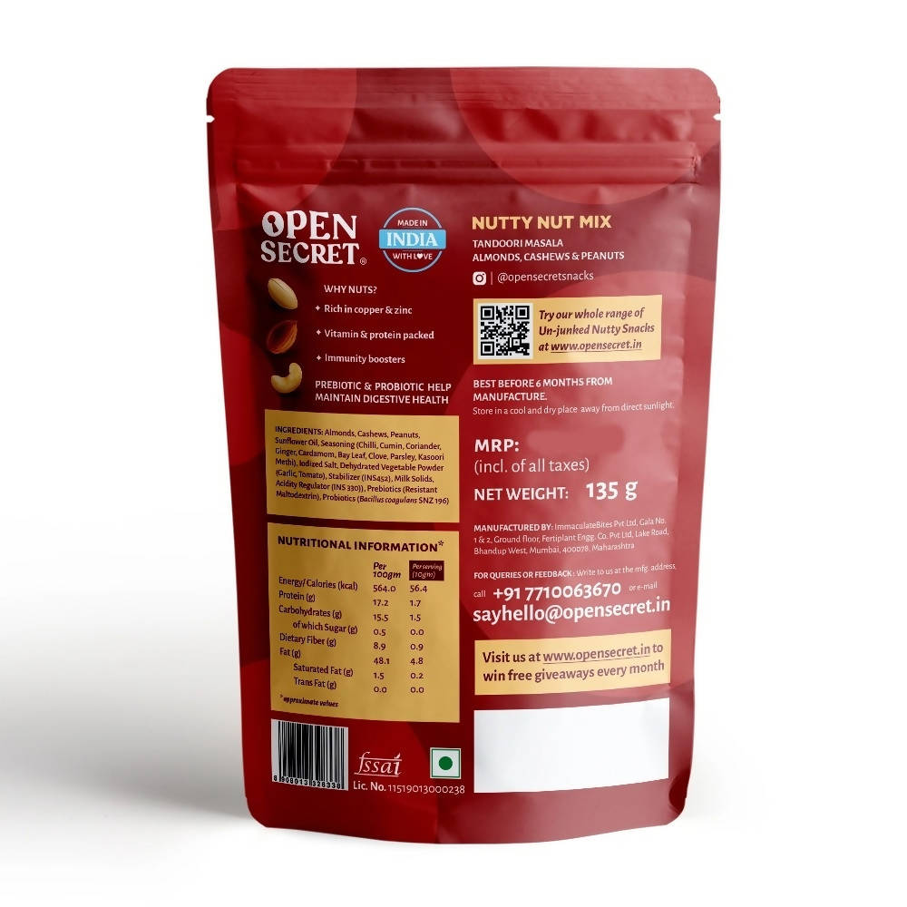 Open Secret Tandoori Masala Nut Mix