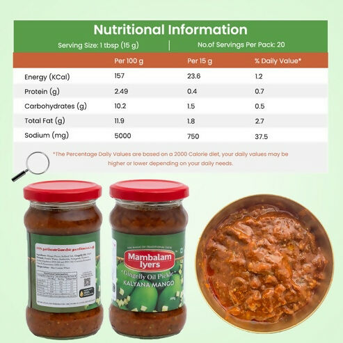 Mambalam Iyers Kalyana Mango Pickle