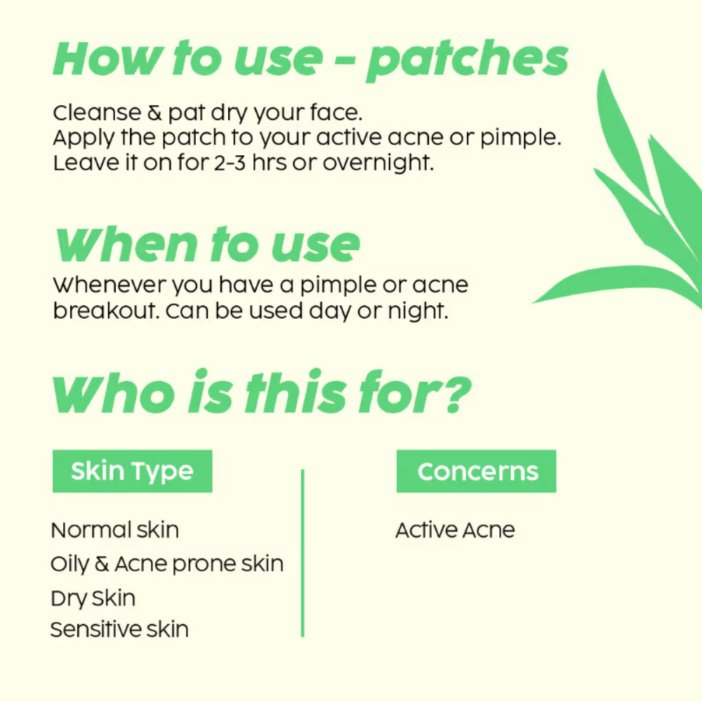 PLIX The Plant Fix Salicylic Acid Acne Patch - Distacart