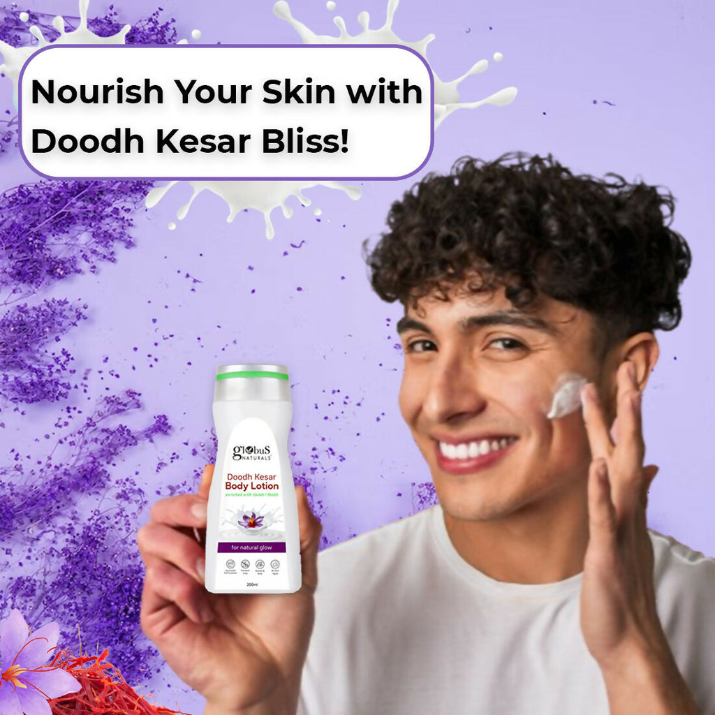 Globus Naturals Doodh Kesar Body Lotion - Distacart