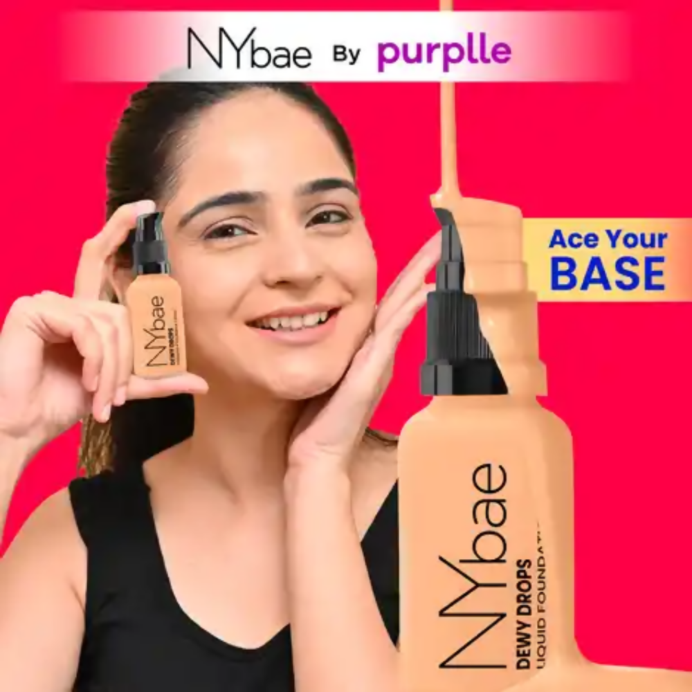 NY Bae Dewy Drops Foundation - Flat White 01