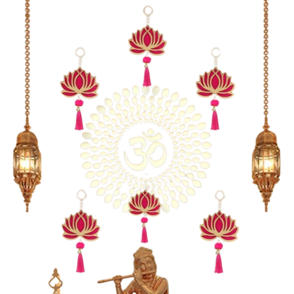 Kalakriti Lotus Floral Wall Hangings - Distacart