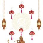 Kalakriti Lotus Floral Wall Hangings - Distacart