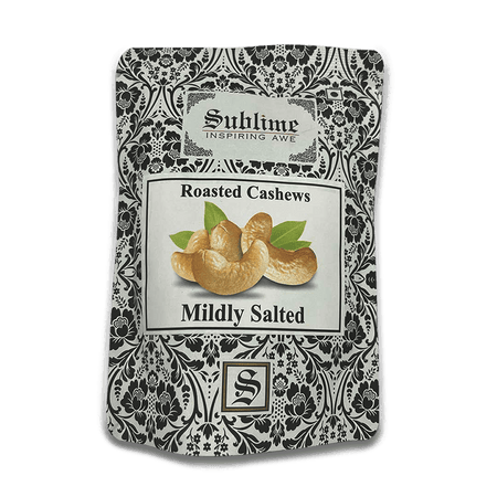 Sublime Inspiring Awe Roasted Cashews Salted