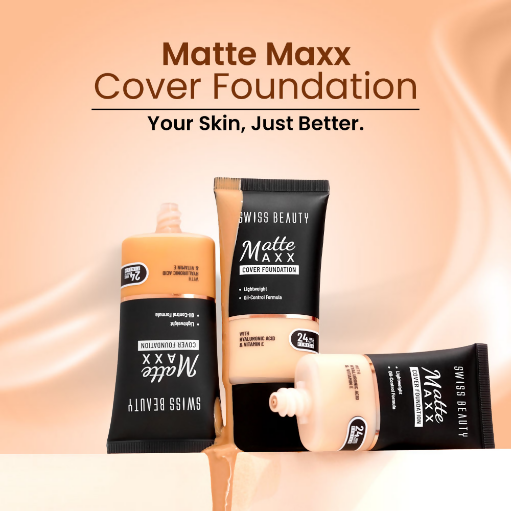 Swiss Beauty Matte Maxx Cover Foundation - 6 Deep Warm