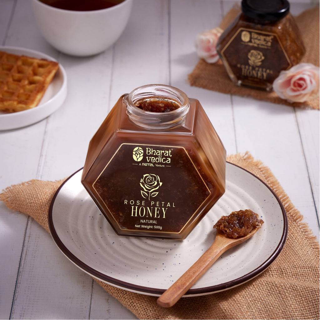Bharat Vedica Rose Petal With Honey - Gulab Honey / Gulkand Shahad