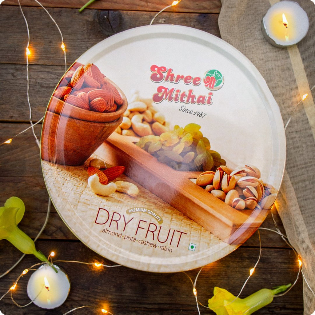 Shree Mithai Royal Dry Fruit Tin (250G) - Distacart
