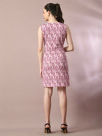 Myshka Women's Multi Printed Cowl Neck Bodycon Party Dress - Distacart