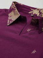 Ahalyaa Women's Traditional wear Co-ords - Purple - Distacart
