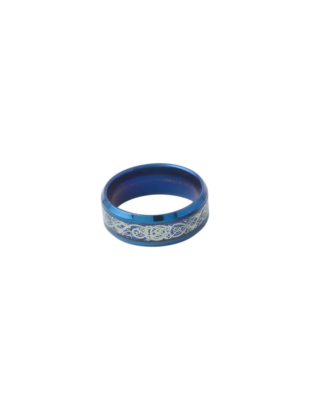 NVR Men's Rhodium-Plated Finger Ring - Distacart