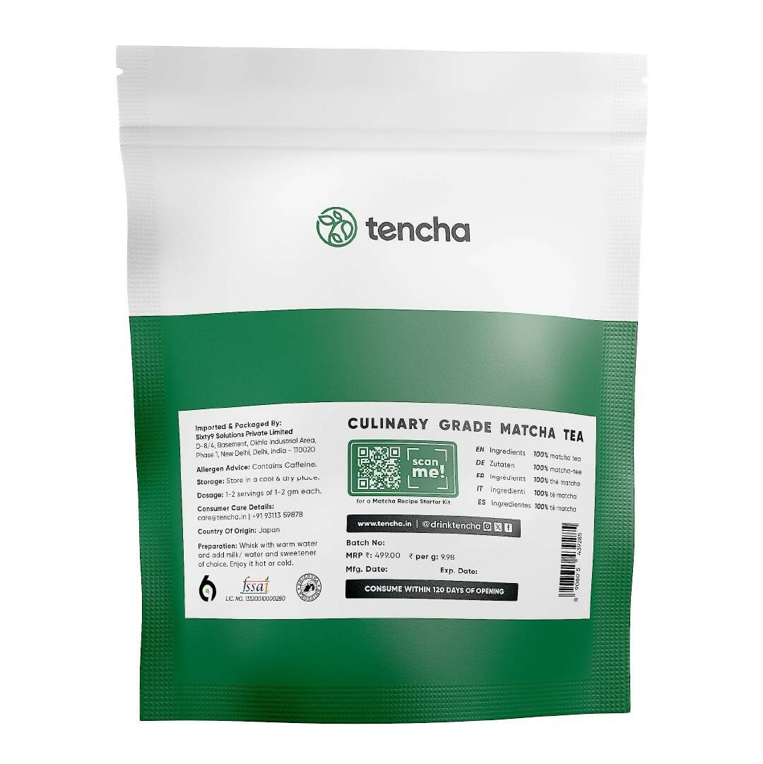 Tencha Pure Japanese Culinary Matcha Green Tea Powder - Distacart
