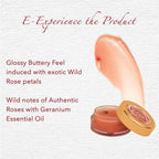 Khadi Essentials Wild Rose Lip Balm with Shea Butter & Essential Oils