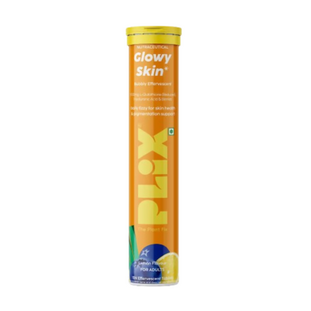 PLIX The Plant Fix Glutathione Skin Tablets With L-Glutathione & Vitamin C - Lemon