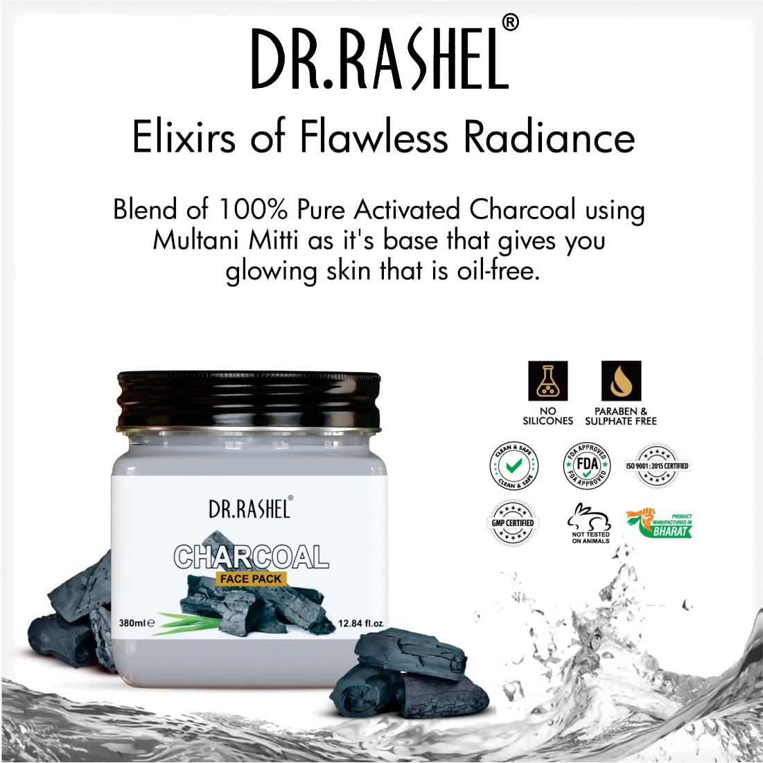 Dr.Rashel Charcoal Face Pack