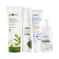 Plum Clear Skin CSMS (Cleanser, Serum, Moisturizer, Sunscreen) Combo With Green Tea & Niacinamide - Distacart