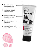 Woodoo Hello Clear Skin Everyday Skin Brightening Face Wash With Niacinamide