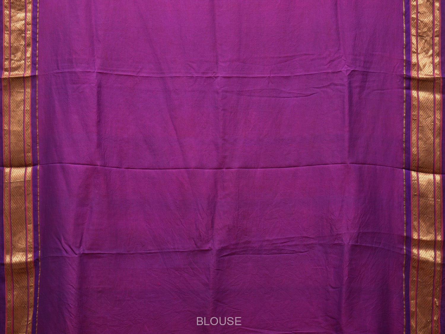 Rust and Purple Kalamkari Hand Painted Paithani Silk Handloom Saree with Village Theme Design - Global Threads