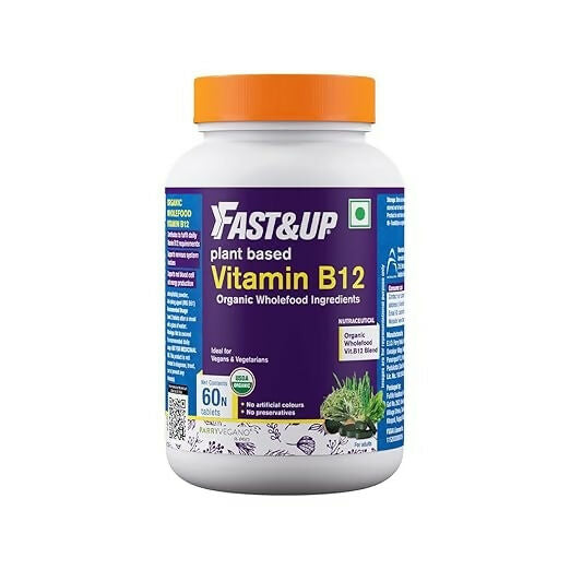 Fast&Up Plant Based B12 Tablets With Natural Methylcobalamin - Distacart