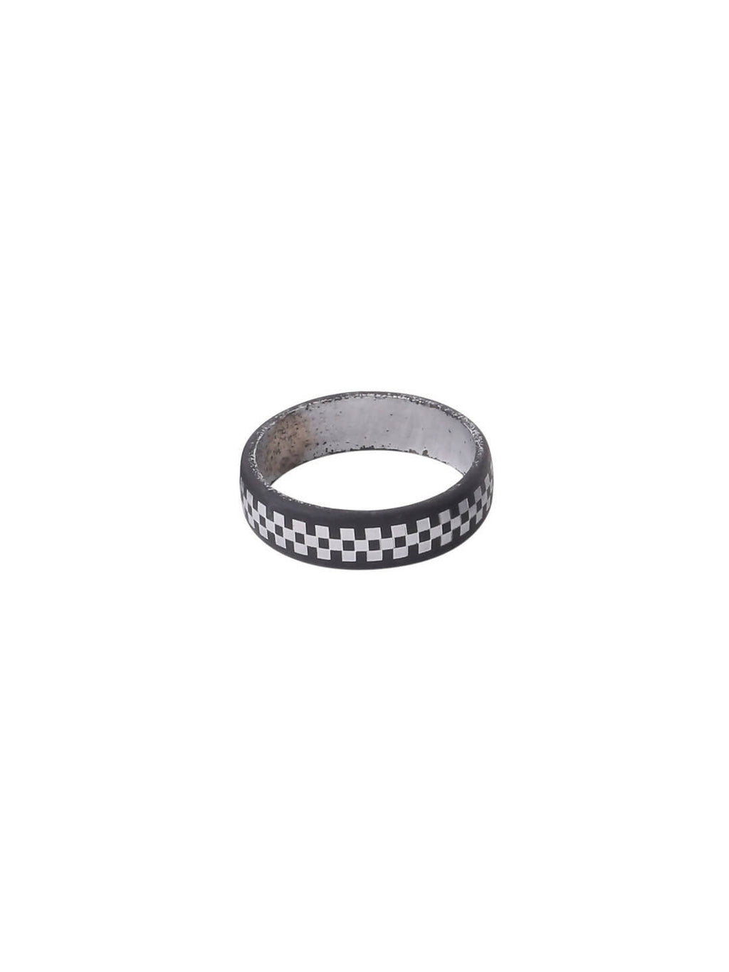 NVR Men's Black Metal Ring