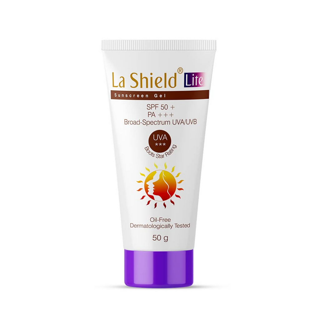 La Shield Lite SPF 50 PA+++ Mineral Sunscreen Gel - Distacart