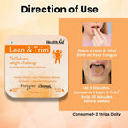 HealthAid Lean & Tirm ThiSolves Oral Strips - Distacart