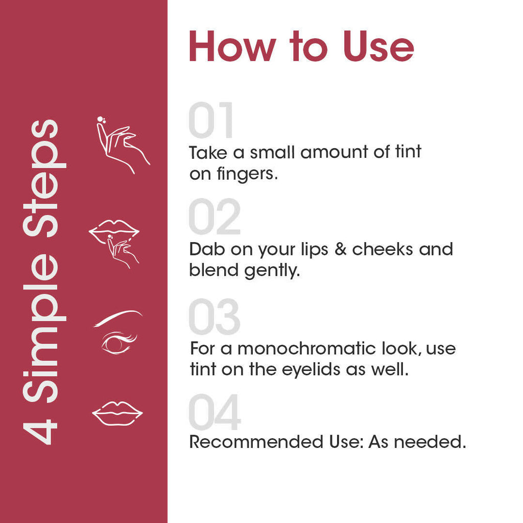 TAC - The Ayurveda Co. Lip, Cheek & Eye Tint with Beetroot Extracts