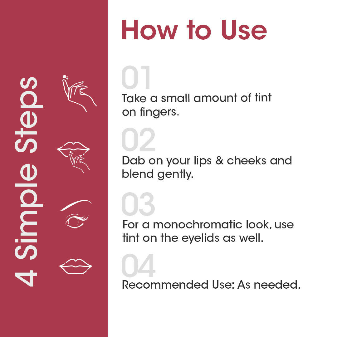 TAC - The Ayurveda Co. Lip, Cheek & Eye Tint with Beetroot Extracts