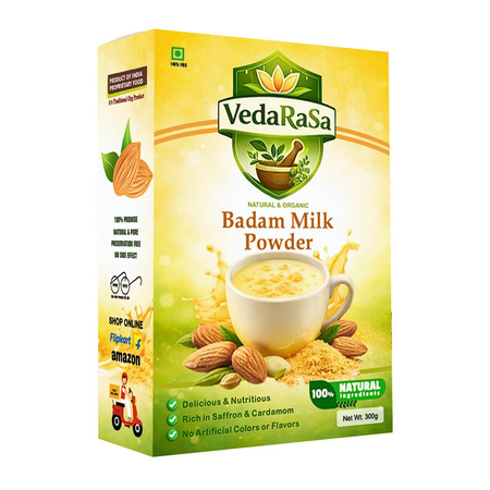 VedaRasa Badam Milk Powder Instant Almond Drink Mix