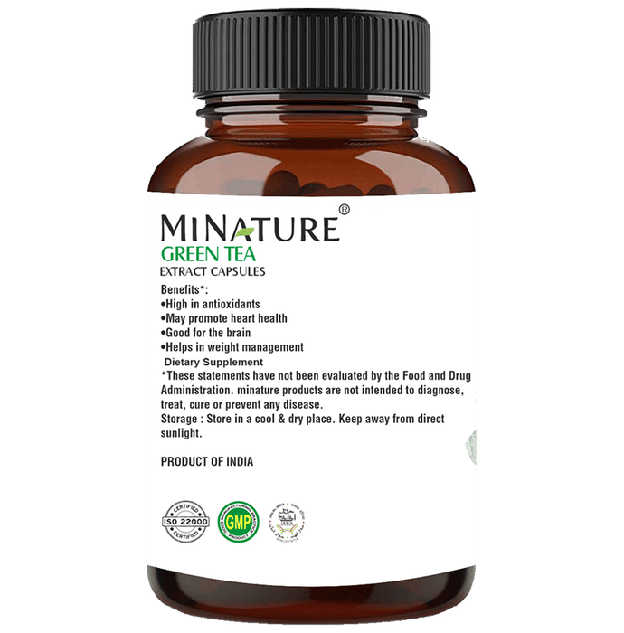 Minature Green Tea Extract Capsules