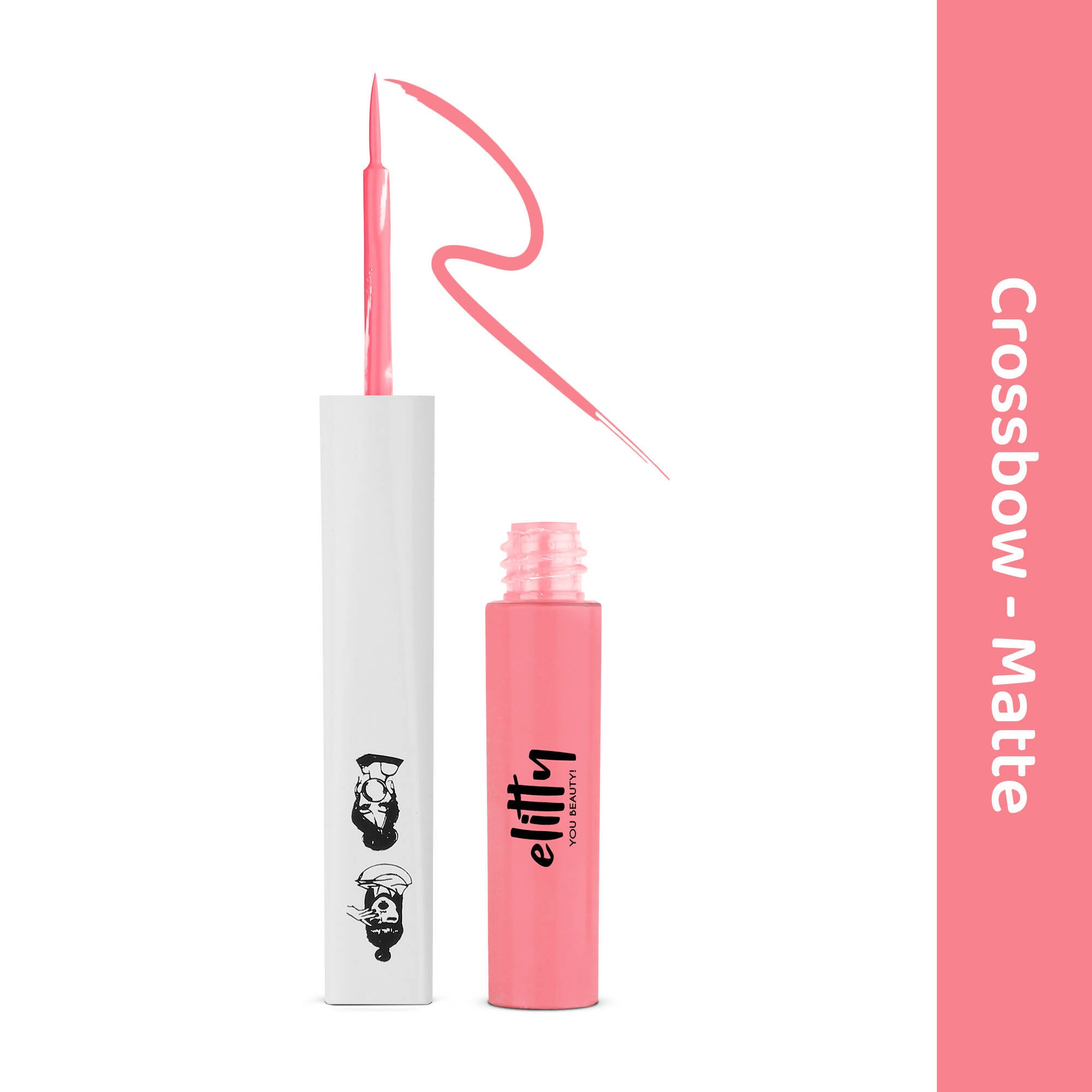 Elitty Eye Gotta Feeling - Pop Eyeliner Matte- Crossbow- Pink