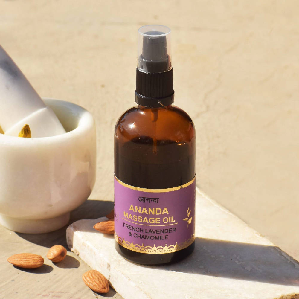 Body Gold Ananda Body Massage Oil (French Lavender & Chamomile)