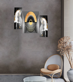 Tehzeeb Creations Set Of 3 Digital Wall Painting