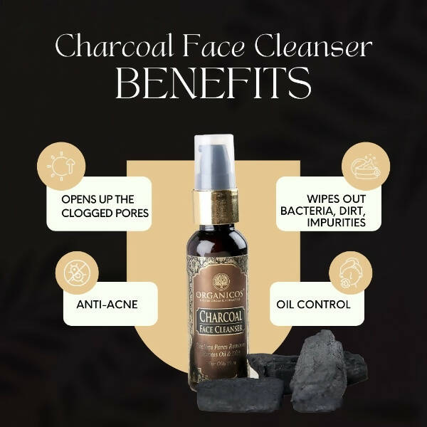 Organicos Charcoal Face Cleanser - Distacart