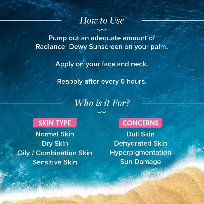Aqualogica Radiance+ Dewy Sunscreen - Distacart