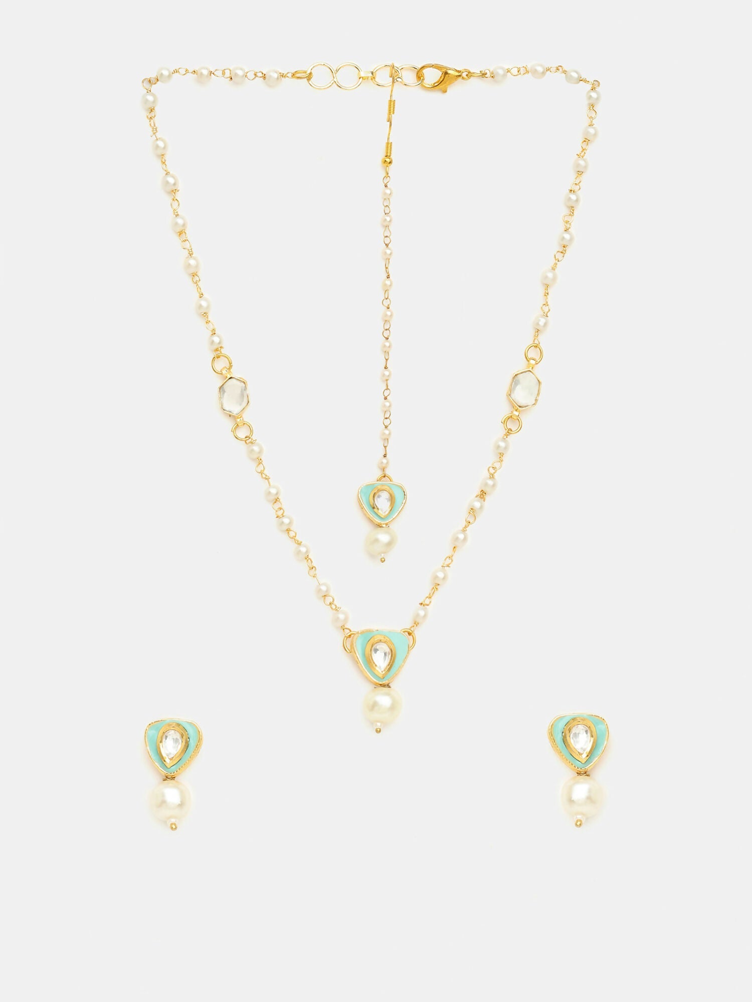 Ruby Raang 3-Piece Pearl Drop Set - Distacart