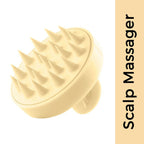 Nykaa Naturals Scalp Massager Brush For Blood Circulation & Natural Hair Growth - Yellow