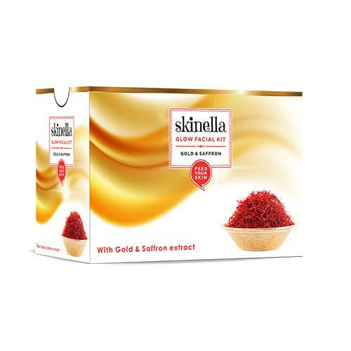 Skinella Gold and Saffron Glow Facial Kit 7 steps