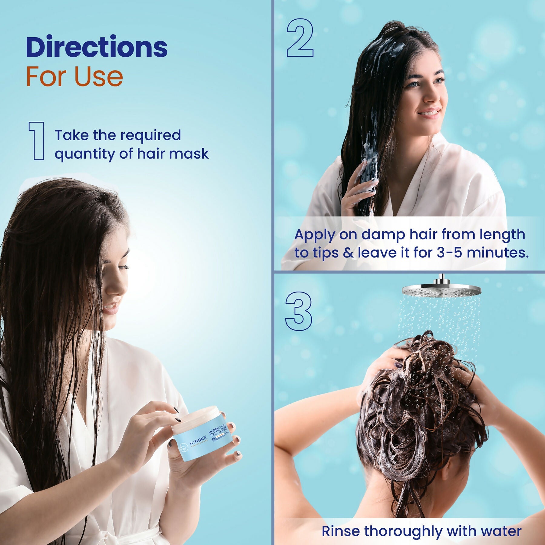 Yuthika Professional Ultracare Sulfate Free Hair Mask For Women & Men