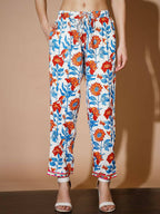Myshka Women Multi Printed Kurta & Trousers With Dupatta - Distacart