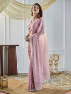 kasee Embellished Beads and Stones Pure Silk Saree - Distacart