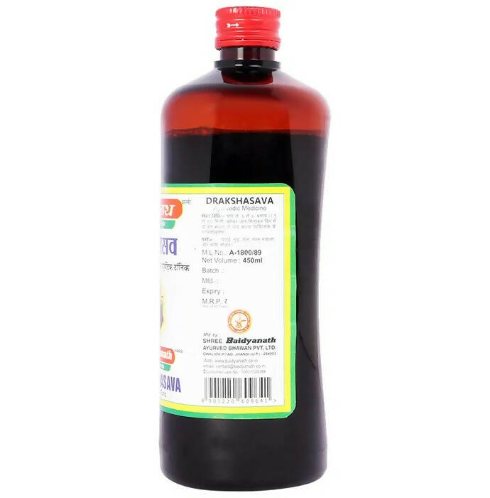 Baidyanath Jhansi Drakshasava Tonic - Distacart