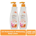 Santoor Body Lotion Whitening And UV Protection - Distacart