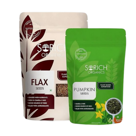 Sorich Organics Raw Flax Seeds & Pumpkin Seeds