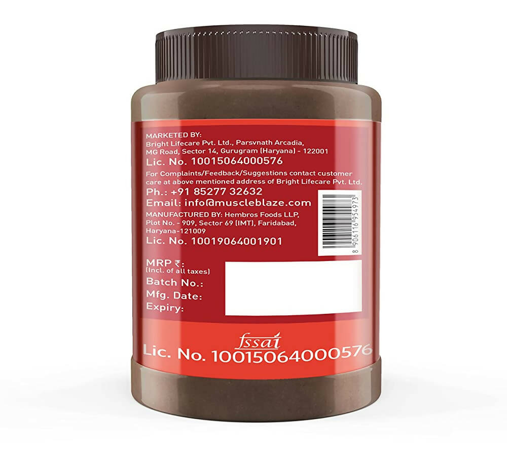 MuscleBlaze Chocolate Peanut Butter-Crunchy - Distacart