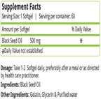 Nature's Velvet Blackseed Oil Softgels
