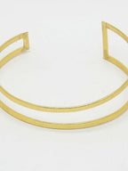 NVR Women Gold-Plated Western Cuff Bracelet - Distacart